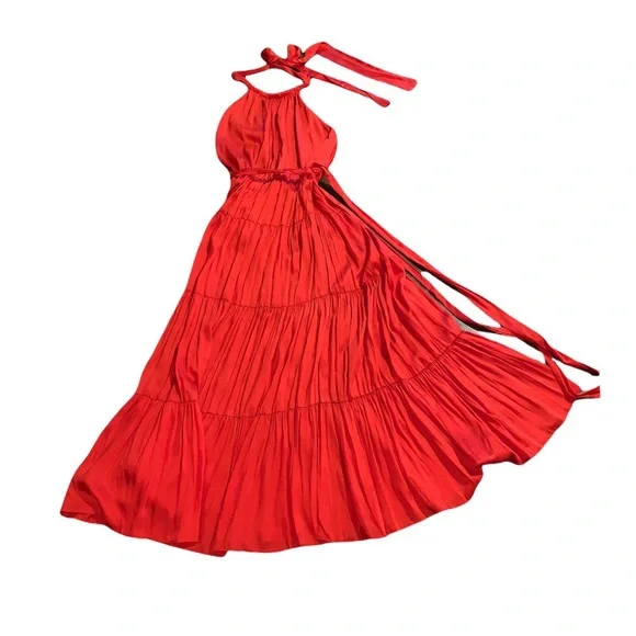 what is a halter neck dress Halter Neck Open Back Chiffon Maxi Dress, Navy  Jolie Moi Retail
